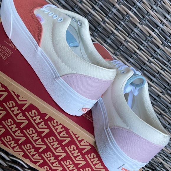Vans Era Platform Twill Pastel Block/True White WMNS - Picture 15 of 16